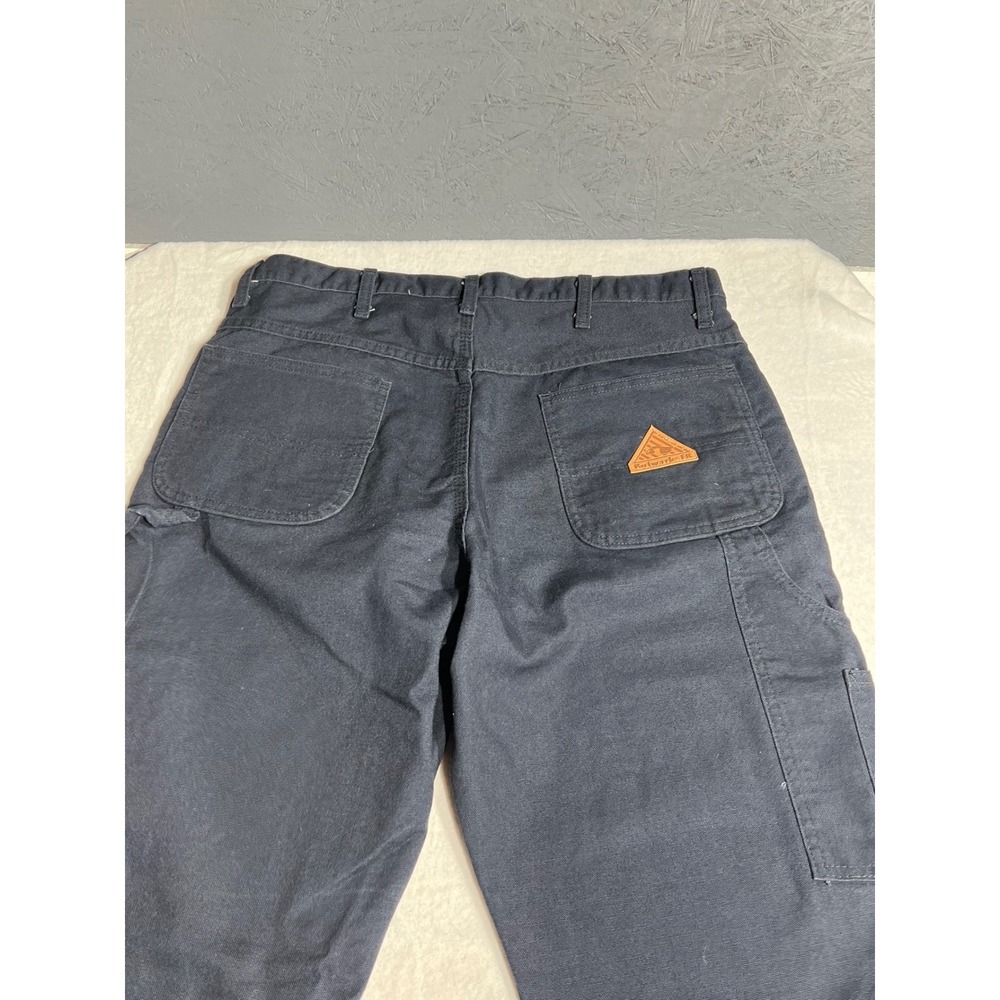 Bulwark FR Navy Blue Flame Resistant Work Pants Mens 36x30 Carpenter Utility
